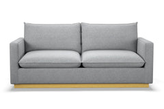 Olivia Queen Size Sleeper Sofa Bed :: Leg Finish: Natural / Sleeper Option: Memory Foam Mattress