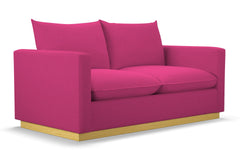 Olivia Apartment Size Sleeper Sofa Bed :: Leg Finish: Natural / Sleeper Option: Memory Foam Mattress