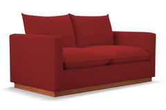 Olivia Apartment Size Sofa :: Leg Finish: Pecan / Size: Apartment Size - 71&quot;w