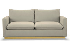 Olivia Queen Size Sleeper Sofa Bed :: Leg Finish: Natural / Sleeper Option: Memory Foam Mattress