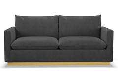 Olivia Queen Size Sleeper Sofa Bed :: Leg Finish: Natural / Sleeper Option: Memory Foam Mattress