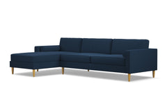 Samson 2pc Sectional Sofa :: Leg Finish: Natural / Configuration: LAF - Chaise on the Left