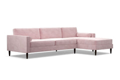 Samson 2pc Sectional Sofa :: Leg Finish: Espresso / Configuration: RAF - Chaise on the Right