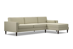 Samson 2pc Sectional Sofa :: Leg Finish: Espresso / Configuration: RAF - Chaise on the Right