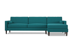 Samson 2pc Sectional Sofa :: Leg Finish: Espresso / Configuration: RAF - Chaise on the Right