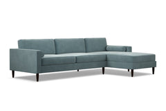 Samson 2pc Sectional Sofa :: Leg Finish: Espresso / Configuration: RAF - Chaise on the Right