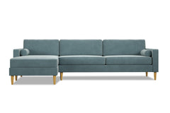 Samson 2pc Sectional Sofa :: Leg Finish: Natural / Configuration: LAF - Chaise on the Left