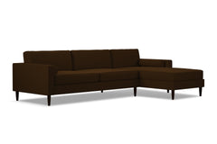 Samson 2pc Sectional Sofa :: Leg Finish: Espresso / Configuration: RAF - Chaise on the Right