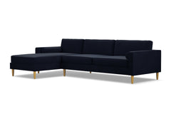 Samson 2pc Sectional Sofa :: Leg Finish: Natural / Configuration: LAF - Chaise on the Left