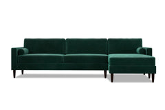 Samson 2pc Sectional Sofa :: Leg Finish: Espresso / Configuration: RAF - Chaise on the Right
