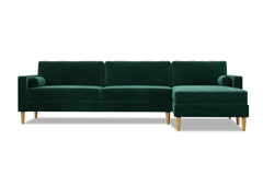 Samson 2pc Sectional Sofa :: Leg Finish: Natural / Configuration: RAF - Chaise on the Right