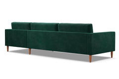 Samson 2pc Sectional Sofa :: Leg Finish: Pecan / Configuration: RAF - Chaise on the Right