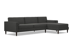 Samson 2pc Sectional Sofa :: Leg Finish: Espresso / Configuration: RAF - Chaise on the Right