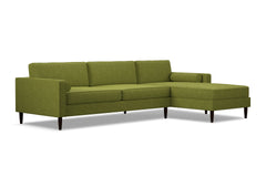 Samson 2pc Sectional Sofa :: Leg Finish: Espresso / Configuration: RAF - Chaise on the Right