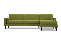 Samson 2pc Sectional Sofa :: Leg Finish: Espresso / Configuration: RAF - Chaise on the Right