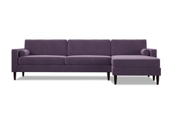 Samson 2pc Sectional Sofa :: Leg Finish: Espresso / Configuration: RAF - Chaise on the Right