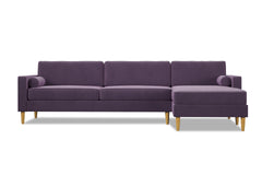 Samson 2pc Sectional Sofa :: Leg Finish: Natural / Configuration: RAF - Chaise on the Right