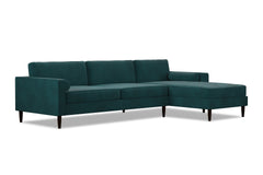 Samson 2pc Sectional Sofa :: Leg Finish: Espresso / Configuration: RAF - Chaise on the Right