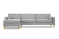 Samson 2pc Sectional Sofa :: Leg Finish: Natural / Configuration: LAF - Chaise on the Left