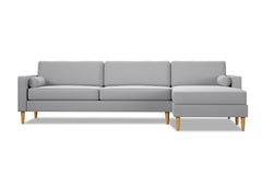 Samson 2pc Sectional Sofa :: Leg Finish: Natural / Configuration: RAF - Chaise on the Right