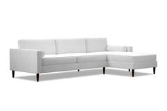 Samson 2pc Sectional Sofa :: Leg Finish: Espresso / Configuration: RAF - Chaise on the Right