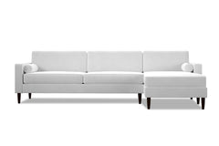 Samson 2pc Sectional Sofa :: Leg Finish: Espresso / Configuration: RAF - Chaise on the Right