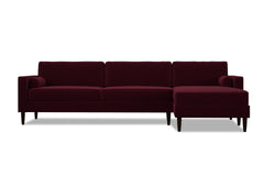 Samson 2pc Sectional Sofa :: Leg Finish: Espresso / Configuration: RAF - Chaise on the Right