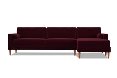 Samson 2pc Sectional Sofa :: Leg Finish: Pecan / Configuration: RAF - Chaise on the Right