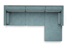 Samson 2pc Sectional Sofa :: Leg Finish: Espresso / Configuration: RAF - Chaise on the Right