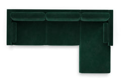 Samson 2pc Sectional Sofa :: Leg Finish: Espresso / Configuration: RAF - Chaise on the Right