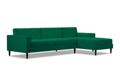 Samson 2pc Sectional Sofa :: Leg Finish: Espresso / Configuration: RAF - Chaise on the Right
