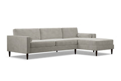 Samson 2pc Sectional Sofa :: Leg Finish: Espresso / Configuration: RAF - Chaise on the Right