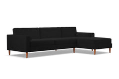 Samson 2pc Sectional Sofa :: Leg Finish: Pecan / Configuration: RAF - Chaise on the Right - Apt2B