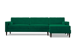 Samson 2pc Sectional Sofa :: Leg Finish: Espresso / Configuration: RAF - Chaise on the Right