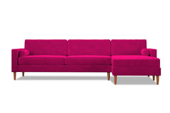 Samson 2pc Sectional Sofa :: Leg Finish: Pecan / Configuration: RAF - Chaise on the Right - Apt2B