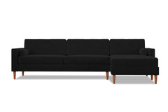 Samson 2pc Sectional Sofa :: Leg Finish: Pecan / Configuration: RAF - Chaise on the Right