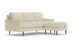 Scott Reversible Chaise Sofa :: Leg Finish: Pecan