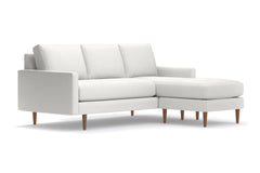 Scott Reversible Chaise Sofa :: Leg Finish: Pecan