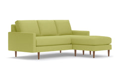 Scott Reversible Chaise Sofa :: Leg Finish: Pecan