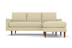 Scott Reversible Chaise Sofa :: Leg Finish: Pecan