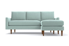 Scott Reversible Chaise Sofa :: Leg Finish: Pecan