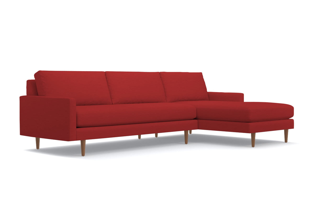 Marco 2pc Sectional Sofa :: Leg Finish: Pecan / Configuration: RAF