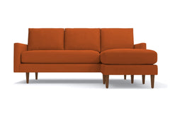 Scott Reversible Chaise Sofa :: Leg Finish: Pecan