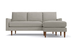 Scott Reversible Chaise Sofa :: Leg Finish: Pecan