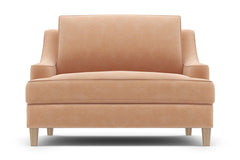 Soto King Chair :: Leg Finish: Weathered Oak