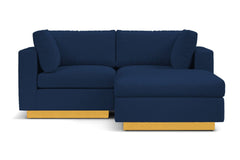 Taylor Plush 3pc Modular Reversible Chaise Sofa :: Leg Finish: Natural