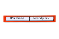 Texttime Clock by Cloudnola