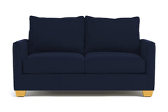 Tuxedo Loveseat :: Leg Finish: Natural / Size: Loveseat - 61&quot;w