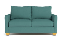 Tuxedo Loveseat :: Leg Finish: Natural / Size: Loveseat - 61&quot;w