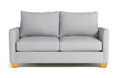 Tuxedo Loveseat :: Leg Finish: Natural / Size: Loveseat - 61&quot;w